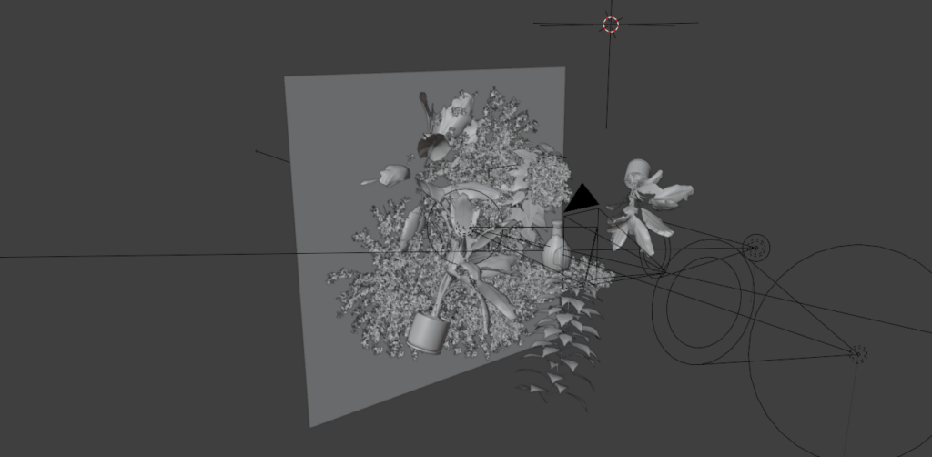 Screenshot of the Project Rustik in Blender