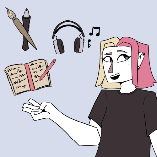 Character from the animated storytime video listing of hobbies