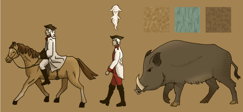 Assortment of Characters, NPC and Tile Art of Eugmin