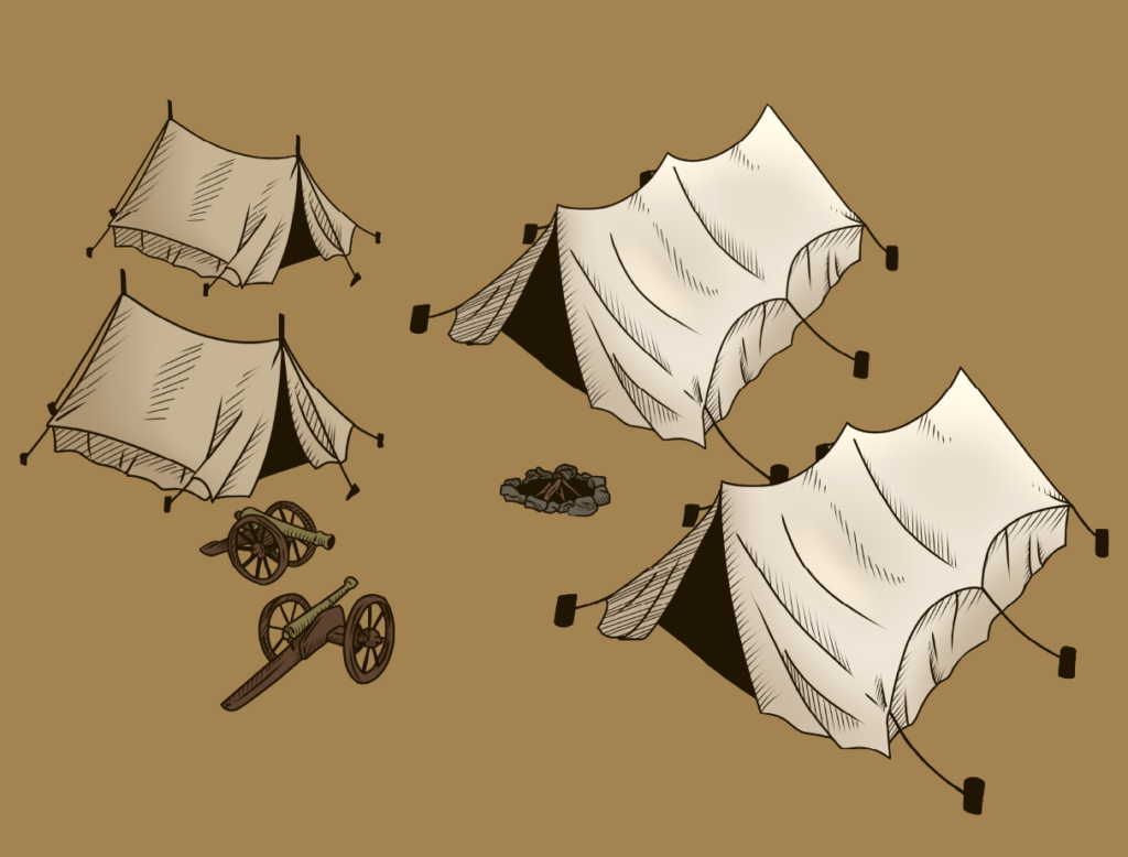 Unused Asset of an enemy camp